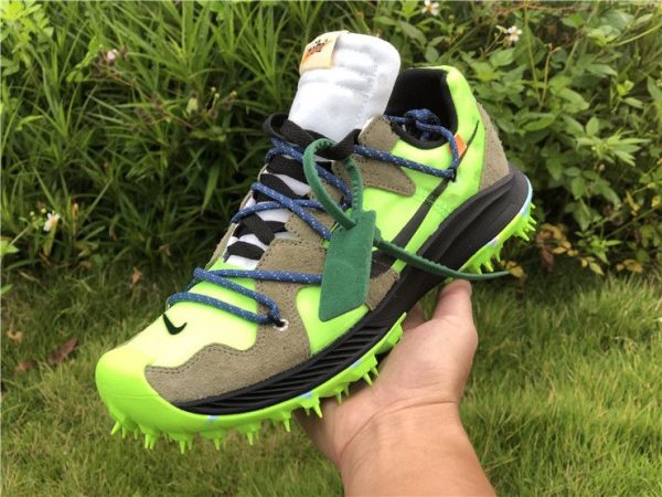 Off-White x Nike Zoom Terra Kiger 5 green