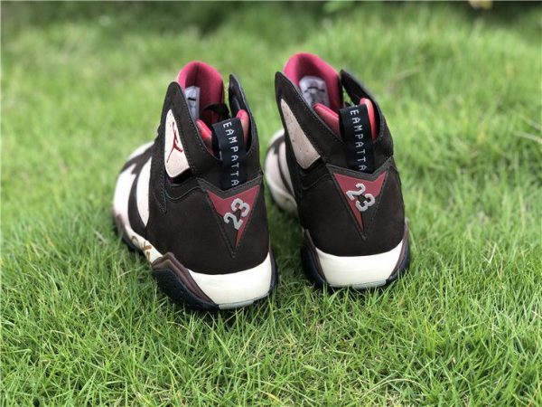 Patta X Jordan 7 Retro OG SP Shimmer heel