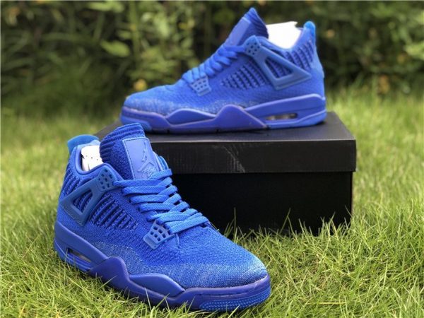 Royal Blue Air Jordan 4 Flyknit