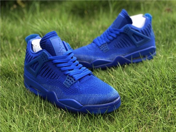 Royal Blue Air Jordan 4 Flyknit sneaker