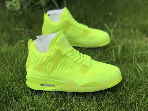 Volt Air Jordan 4 Flyknit footwear