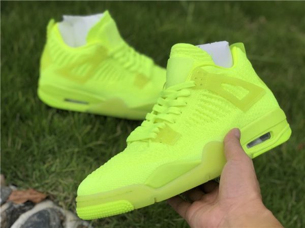 Volt Air Jordan 4 Flyknit shoes