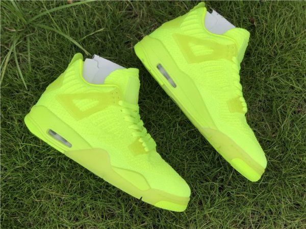 Volt Air Jordan 4 Flyknit trainer