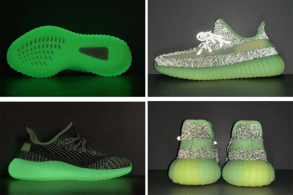 Yeezy 350 V2 Yeezreel Glowing Sole + Reflective Upper