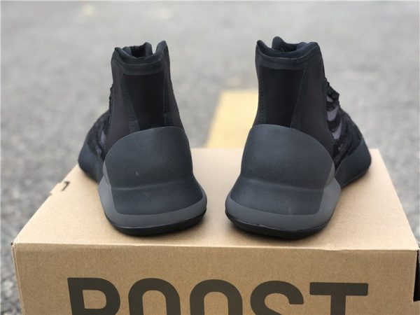 adidas Yeezy Basketball Triple Black heel