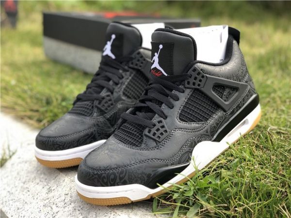 shop Air Jordan 4 Black Laser Gum