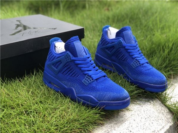 shop Air Jordan 4 Flyknit Royal Blue