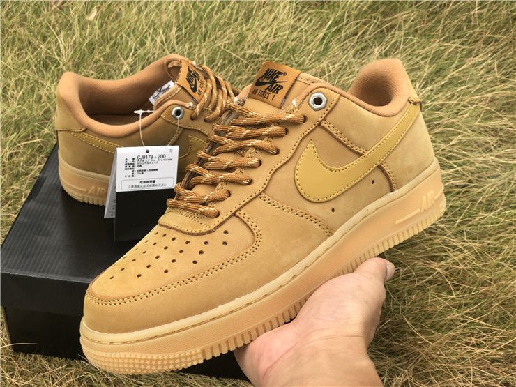 nike air force 1 wheat flax