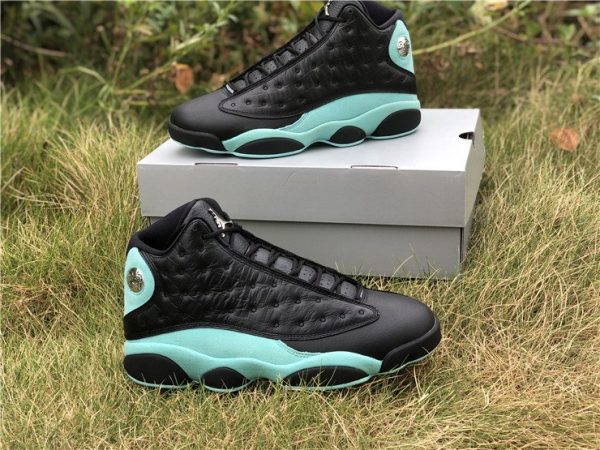 2019 Black Island Green Air Jordan 13s