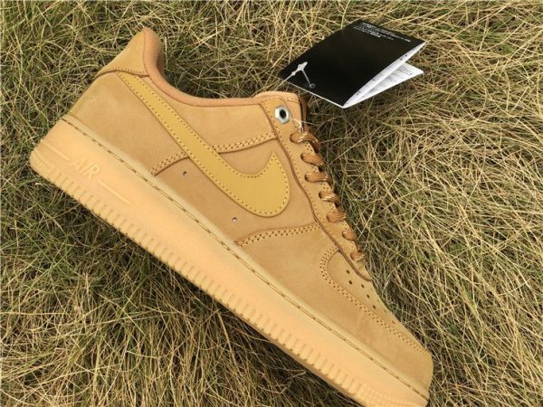 2019 Nike Air Force 1 Wheat Flax lateral