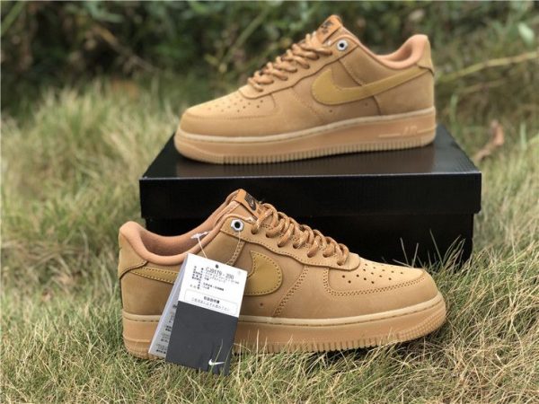 2019 Nike Air Force 1 Wheat Flax panels