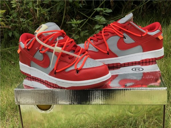 2019 Off-White x Nike Dunk Low University Red