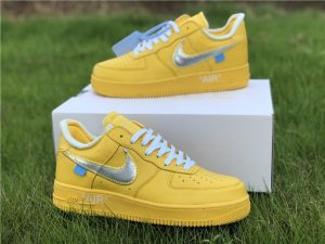 yellow air force 1 off white