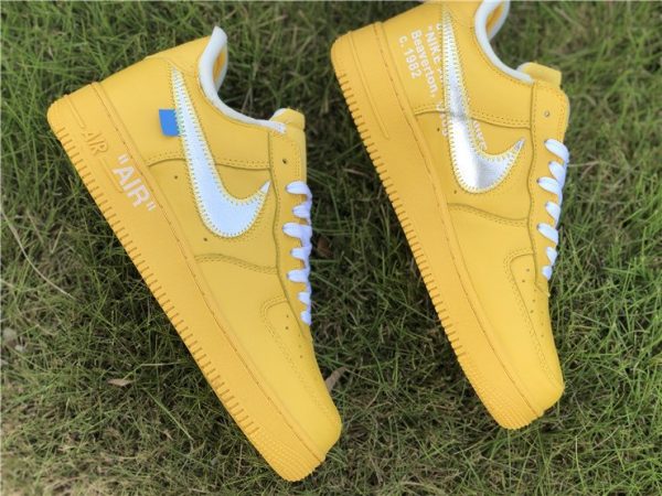 Air Force 1 Low X Off-White Yellow sides
