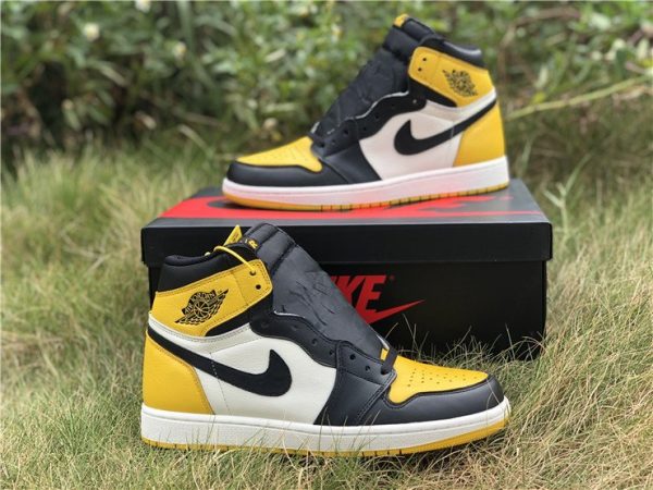 Air Jordan 1 High Yellow Toe for sale