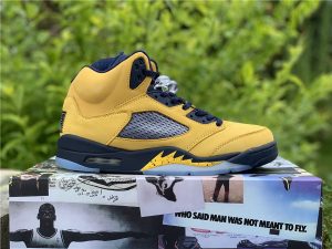 Air Jordan 5 Michigan Inspire 2019 Amarillo Yellow