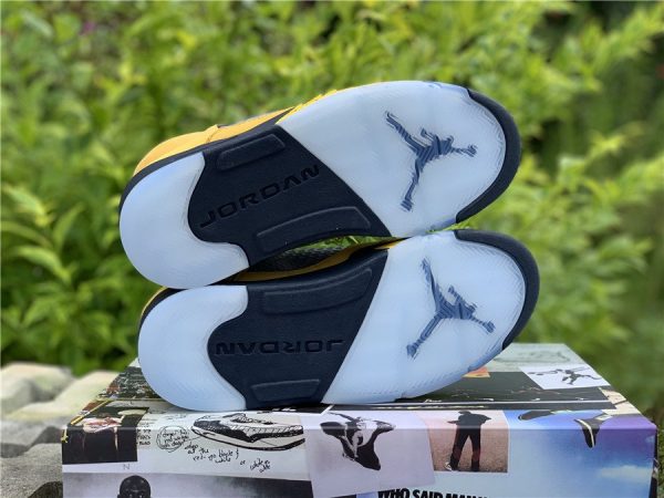 Air Jordan 5 Retro SP 'Michigan' 2019 sole