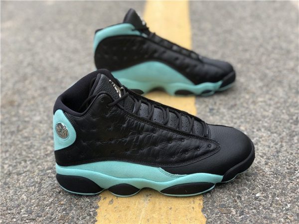 Black Island Green Air Jordan 13s sale