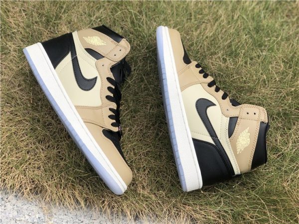 Jordan 1 Retro High Black Mushroom panel