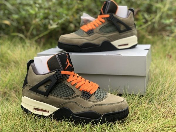 Jordan 4 IV Retro UNDFTD Olive Green shoes