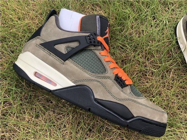 Jordan 4 IV Retro UNDFTD Undefeated Olive Green panel