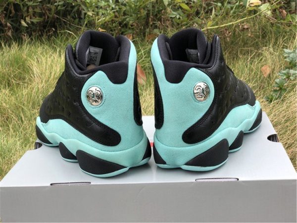 New Air Jordan 13 Island Green heel