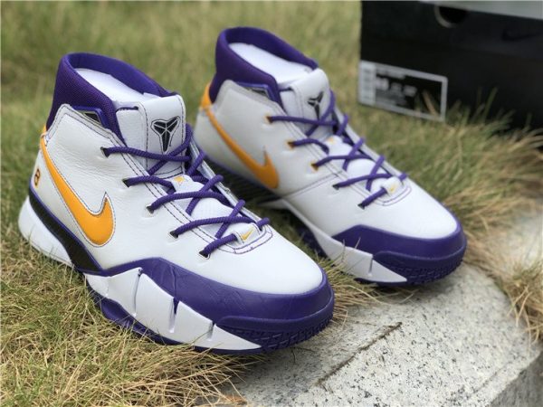 Nike Kobe 1 Protro White Varsity Purple for sale