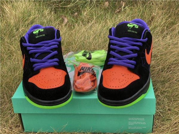 Nike SB Dunk Low Night of Mischief ornage upper