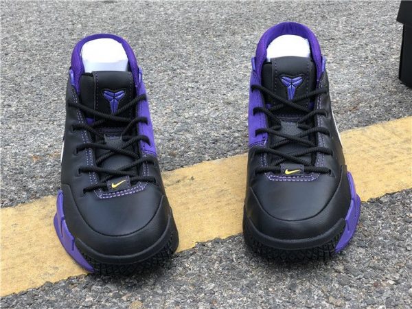 Nike Zoom Kobe 1 Protro Purple Reign tongue