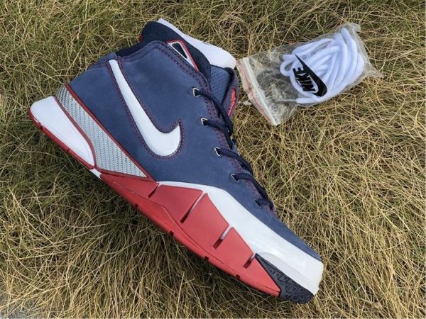 Nike Zoom Kobe 1 Protro USA Midnight Navy swoosh