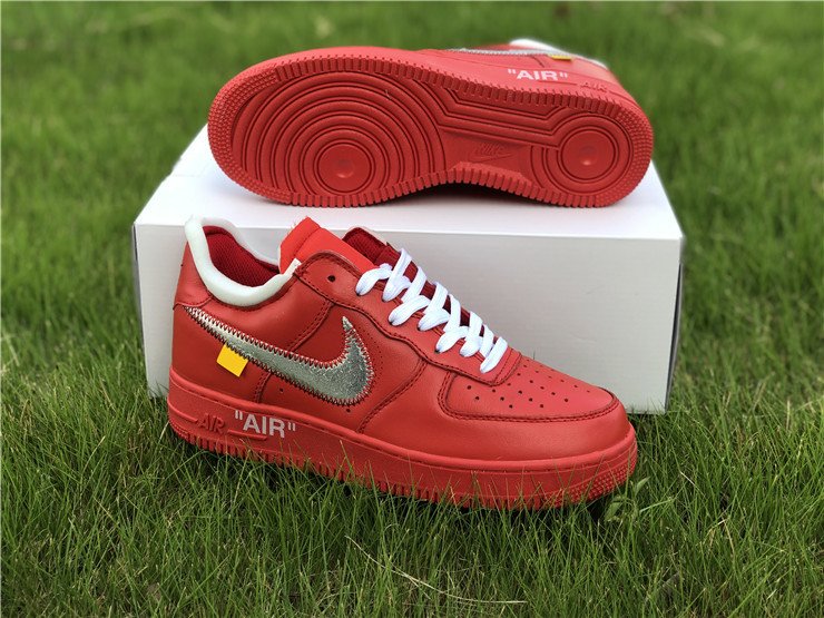 red air force 1 off white