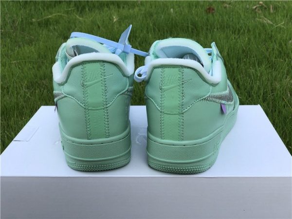 Off-White Air Force 1 Low Green heel