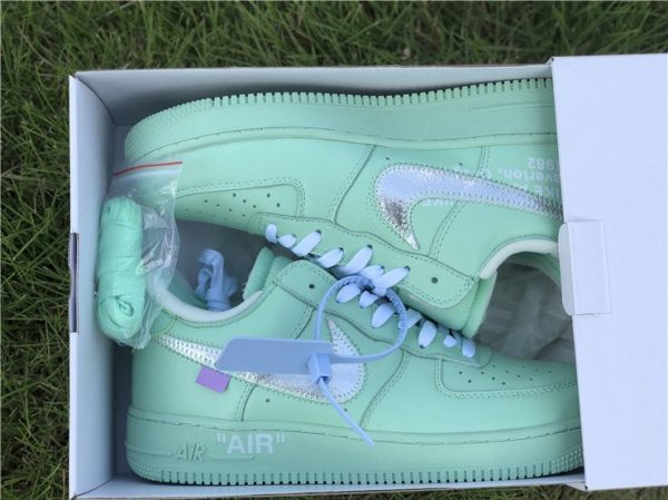 Off-White Air Force 1 Low Green in box