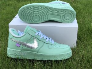 white air force 1 green tick