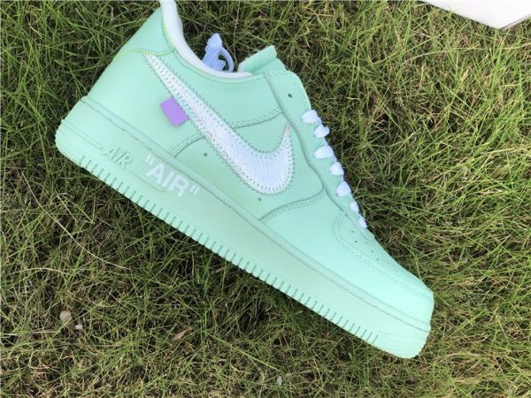 Off-White Air Force 1 Low Green side
