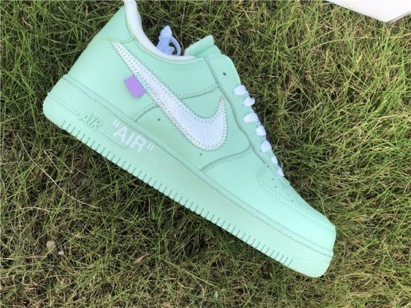 Off-White Air Force 1 Low Green side