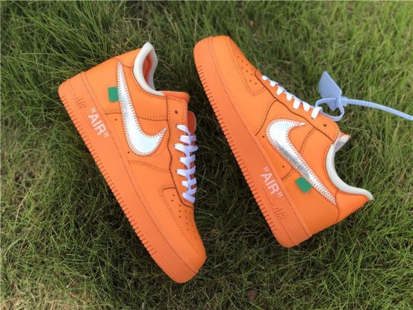 Off-White Air Force 1 Low Orange swoosh