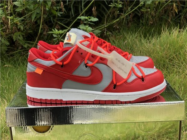 Off-White x Nike Dunk Low University Red