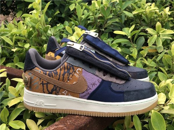 Travis Scott x Nike Air Force 1 Low Cactus Jack shoes