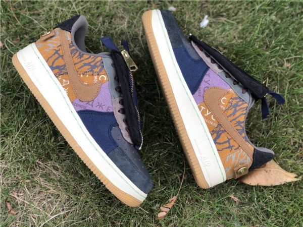 Travis Scott x Nike Air Force 1 Low Cactus Jack swooshs