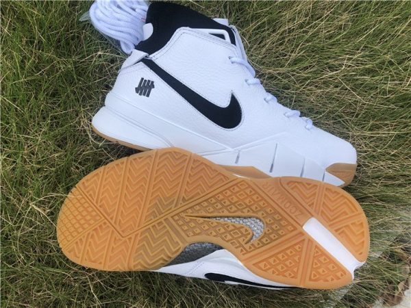 Undefeated Zoom Kobe 1 Protro White gum bottom