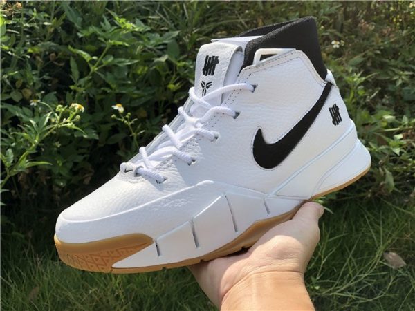 Undefeated Zoom Kobe 1 Protro White on hand look