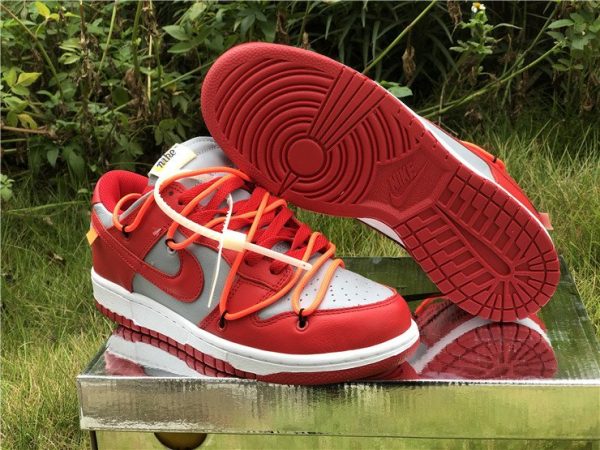 buy Off-White x Nike Dunk Low University Red