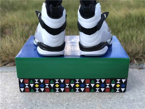 2019 Air Jordan 8 Quai 54 White heel
