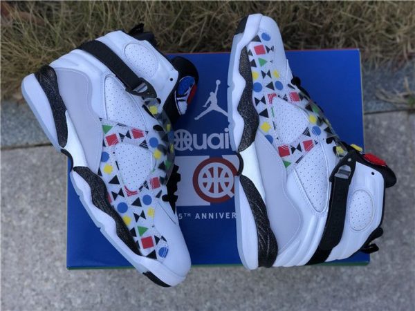 2019 Air Jordan 8 Quai 54 White with box