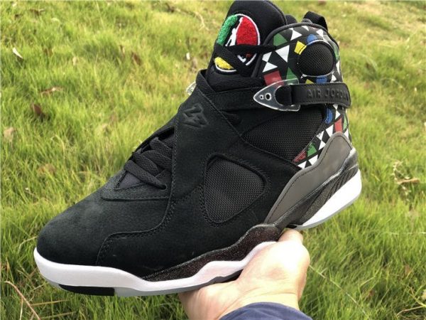 2019 Jordan 8 Retro Quai 54 Black on hand