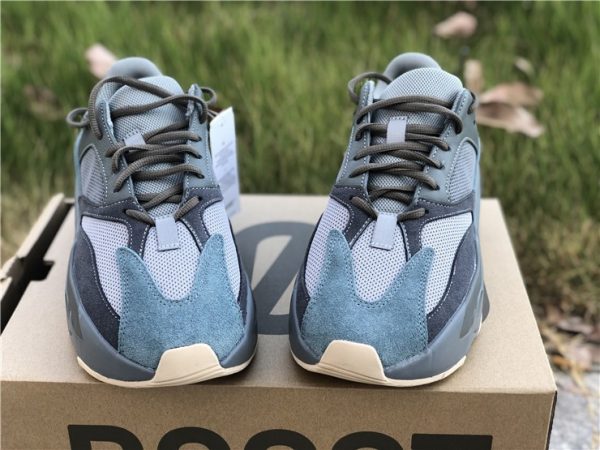 Adidas Yeezy Boost 700 Teal Blue upper look