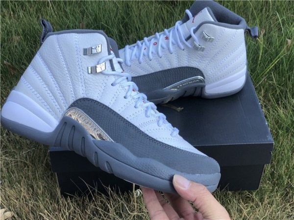 Air Jordan 12 Dark Grey silver