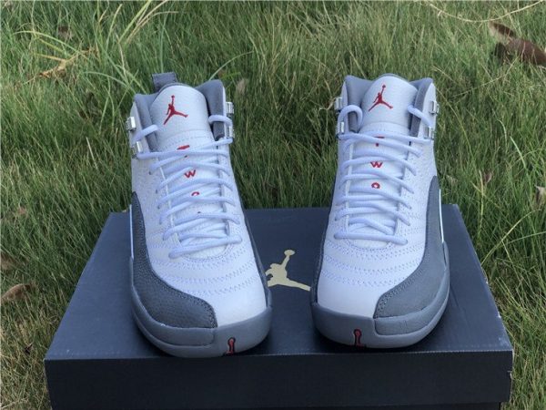 Air Jordan 12 Dark Grey tongue upper