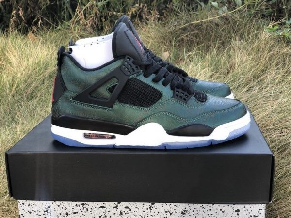 Air Jordan 4s Laser Jaguars Green